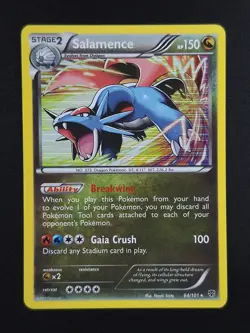 2013 Pokemon SALAMENCE #64/101 Black & White Plasma Blast Holo Rare English - Image 1