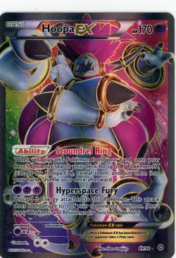 POKEMON HOOPA EX 89/98 ANCIENT ORIGINS POKEMON ULTRA RARE HOLO - Image 1