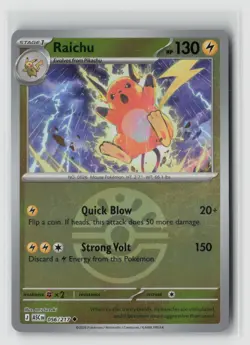 Raichu #056/217 Me Ascended Heroes Friend Ball Reverse Holo Pokemon TCG NM - Image 1