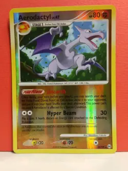 Aerodactyl 13/99 Reverse Holo Rare Platinum Arceus Pokemon Card Nintendo 2009 - Image 1