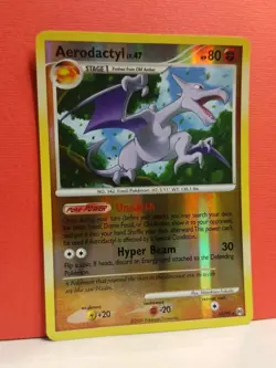 Aerodactyl 13/99 Reverse Holo Rare Platinum Arceus Pokemon Card Nintendo 2009 - Image 4