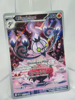 Pokemon Card - Chandelure 103/086 - Illustration Rare - White Flare - NM - Image 1