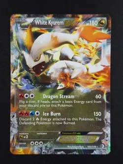 2012 Pokemon WHITE KYUREM #103/149 Boundaries Crossed Ultra Rare English - Image 1