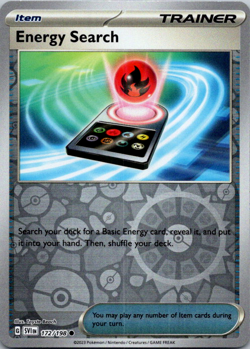 Pokemon Scarlet & Violet Base Energy Search 172/198 Reverse Holo TCG NM/M - Image 1