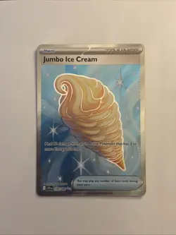 🍦 Jumbo Ice Cream 109/086 Ultra Rare Full Art ME04 Chaos Rising Pokemon NM ✨ - Image 1