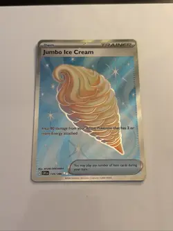 🍦 Jumbo Ice Cream 109/086 Ultra Rare Full Art ME04 Chaos Rising Pokemon NM ✨ - Image 2