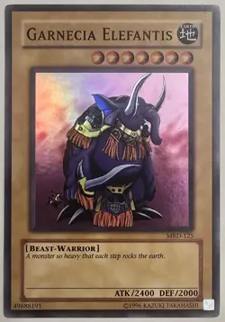 Yu-Gi-Oh! Garnecia Elefantis MRD-125 Super Rare Unlimited – Light Play - Image 1