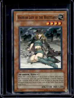 2005 Yu-Gi-Oh Warrior's Triumph 1st Warrior Lady of the Wasteland #SD5-EN002 - Image 1