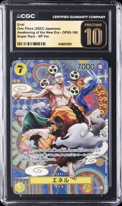 2023 ONE PIECE: JAPANESE AWAKENING OF THE NEW ERA ENEL CGC 10 PRISTINE - Image 1