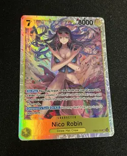 Bandai One Piece Nico Robin EB03-055 SR Foil Full Art 7 Cost 8000 EN - Image 1