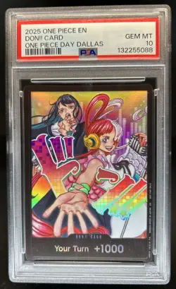 2025 One Piece EN Don!! Card One Piece Day Dallas PSA 10 GEM MINT Gem Mint - Image 1