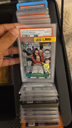 2026 ONE PIECE OP14-EB04-THE AZURE SEA'S SEVEN #119 DRACULE MIHAWK MANGA - Image 3