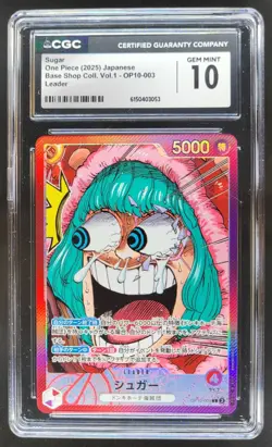 2025 ONE PIECE JP SUGAR LEADER OP10-003 CGC 10 S PT - Image 1
