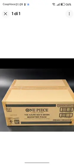 ONE PIECE OP14 THE AZURE SEA'S SEVEN SEALED CASE 12 BOOSTER BOX ENG - Image 2