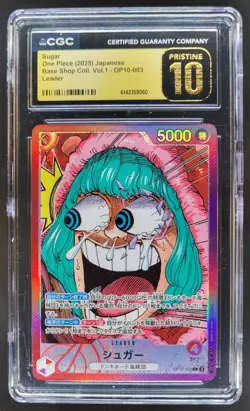 2025 ONE PIECE JP SUGAR LEADER OP10-003 CGC 10 PRISTINE S PT - Image 1