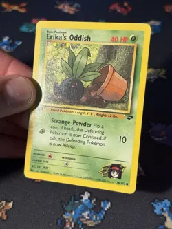 Pokemon Card Erika’s Oddish 70/132 Gym Challenge FIRST EDITION - (NM-) - Image 2