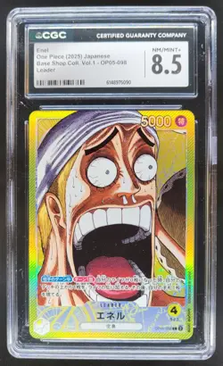 2025 ONE PIECE JP ENEL LEADER OP05-098 CGC 8.5 S PT - Image 1