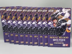 One Piece TCG (OP-10) Royal Blood Sleeved Booster Pack Lot of 10 - Image 1