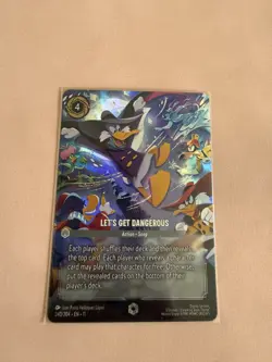 Let's Get Dangerous (Enchanted) 240/204 Winterspell Holo Disney Lorcana - Image 1