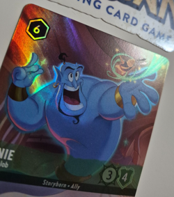 Disney Lorcana The First Chapter Enchanted Double Sword Error Genie On the Job - Image 5