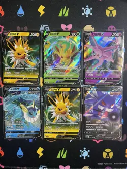 Pokemon TCG Eeveelutions V Lot! All Chinese V Cards Of Eeveelutions + Gengar! NM - Image 1