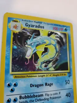 Gyarados Base Set 2 Holo Pokemon Card WOTC - Image 2