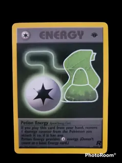 Pokemon Card Potion Energy 82/82 Team Rocket 1st Edition NM - Image 1