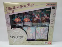 One Piece Bandai TCG Card Game Illustration Box Vol 2 New Factory Sealed Namco - Image 1