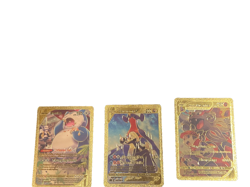 13 golden full art Pokemon cards - Image 4