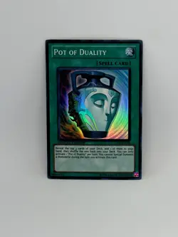 Yugioh Card Pot of Duality CT08-EN008 SUPER RARE - NM - Image 1