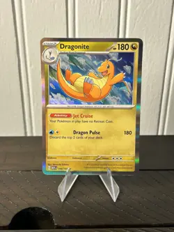 Pokemon TCG Dragonite Holo Rare Card 149/165 Scarlet & Violet - Image 1