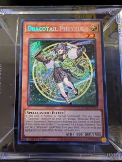 Dracotail Phryxul - DOOD-EN023 - Secret Rare - Chase Card - 1st Edition - NM - Image 1