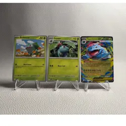 Bulbasaur - Ivysaur - Venusaur ex - Full Evolution - Pokemon 3 Card Lot - MEG EN - Image 1
