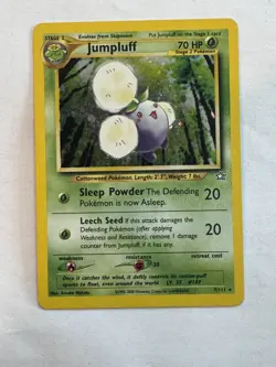 Jumpluff 7/111 Holo Rare Neo Genesis Vintage Pokemon Card WOTC NM-LP - Image 1