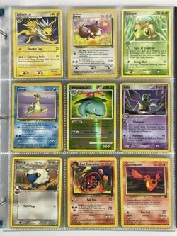 Pokemon Card Collection VTG Binder Holo E-Reader WOTC Venusaur Lapras Rocket - Image 1
