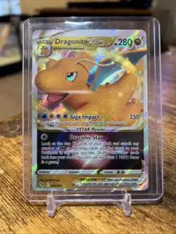 Pokemon TCG Dragonite VSTAR Holo Ultra Rare Card 050/078 - Image 2