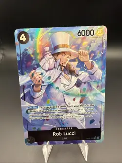 Rob Lucci Alt Art OP05-93 English Awakening Of The New Era One Piece Card (ding) - Image 1