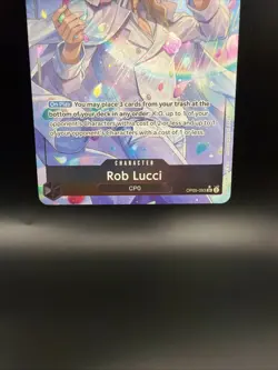 Rob Lucci Alt Art OP05-93 English Awakening Of The New Era One Piece Card (ding) - Image 3