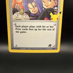 Here Comes Team Rocket! 15/82 Pokemon Card Celebrations Rare Holo - Image 3