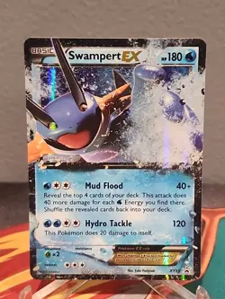 Swampert EX XY55 Black Star Promo Pokemon Card See Description - Image 1