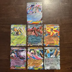 7 Card Pokemon Chaos Rising EX Holo Lot - Image 1