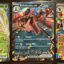 7 Card Pokemon Chaos Rising EX Holo Lot - Image 4