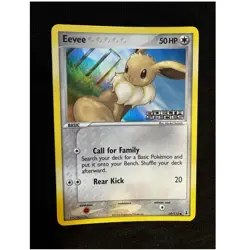 Eevee 69/113 EX Delta Species STAMPED Reverse Holo 2005 Pokemon Card Rare NM - Image 1