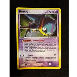 Deoxys Speed Forme 2/106 EX Emerald Holo Rare 2005 Pokemon Card Vintage LP - Image 1