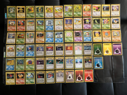 Lot ~ 67 Vintage 2000 Pokemon BASE SET 2 Cards, Common + Uncommon + Rare LP-NM - Image 1