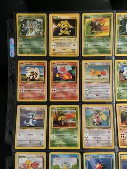 Lot ~ 67 Vintage 2000 Pokemon BASE SET 2 Cards, Common + Uncommon + Rare LP-NM - Image 2