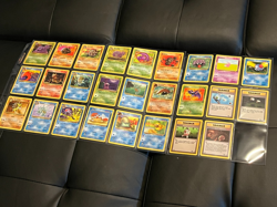 Lot of 26 Vintage 1999 Pokemon FOSSIL Cards, Common + Uncommon + Rare LP-NM - Image 1