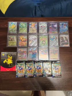Pokemon Crown Zenith Booster Lot Of 5 Factory Sealed Packs + Pokemon Cards Last - Image 1