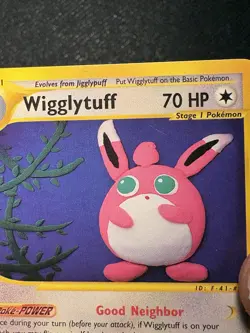 Pokemon TCG Wigglytuff Skyridge 34/144 Rare E Reader Very LP/NM WOTC 2003 Card - Image 4