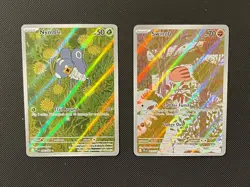 Nymble & Swinub - Pokemon TCG - 2 Card Lot (Illustration Rare Holo) - Image 1